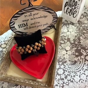 Wooden Bead Bracelet